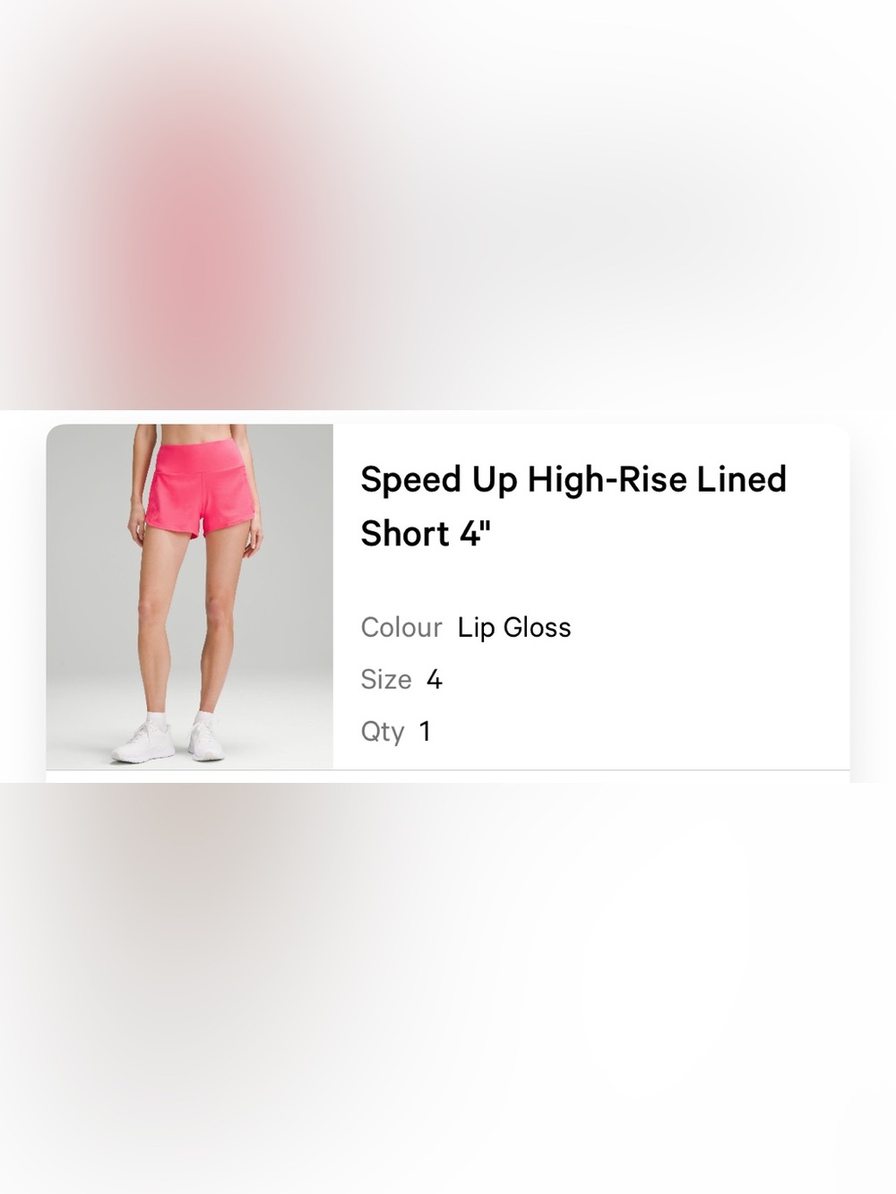 Speed Up Shorts Size 4 - High rise & 4” length
